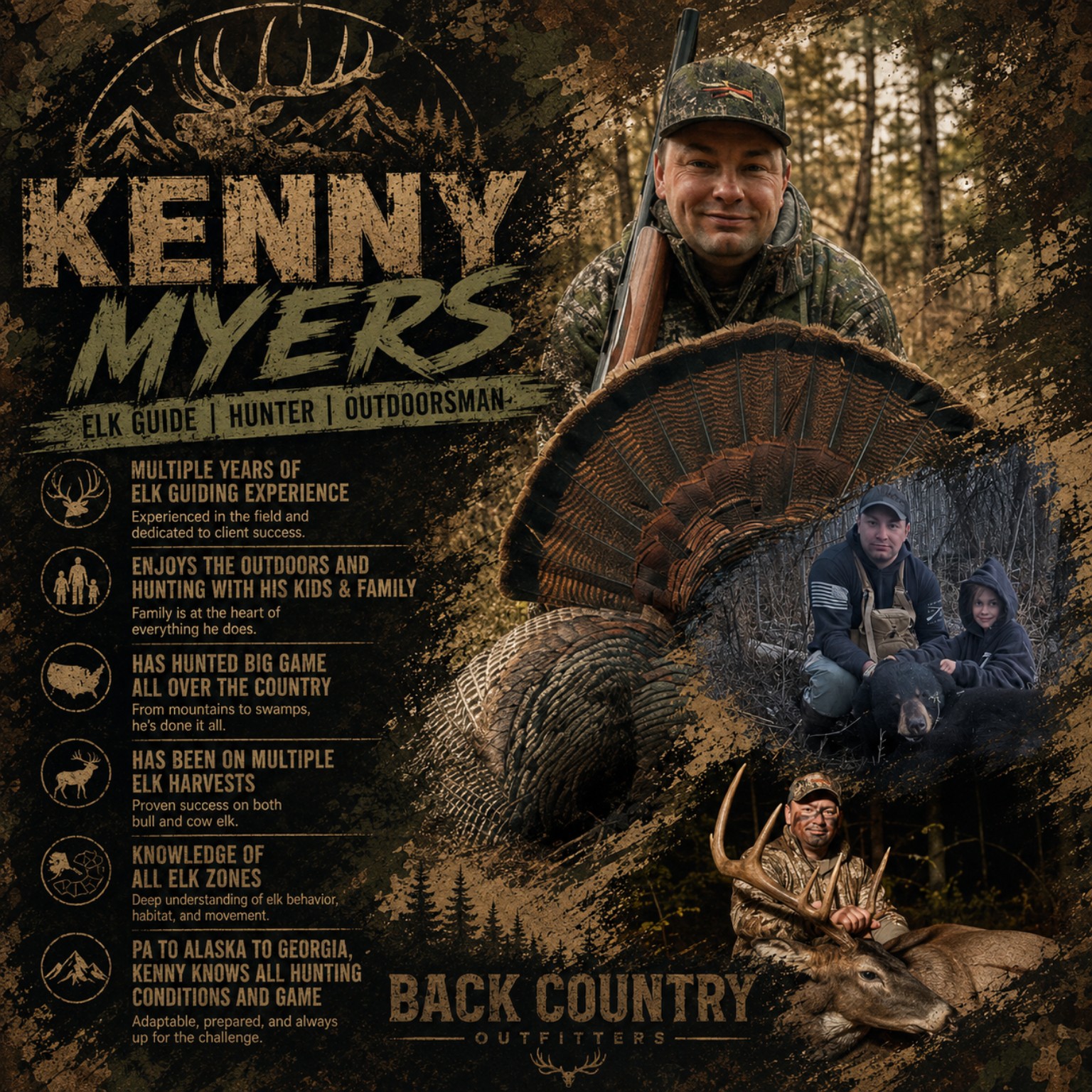 Kenny Myers Pennsylvania elk guide with PA Backcountry Outfitters