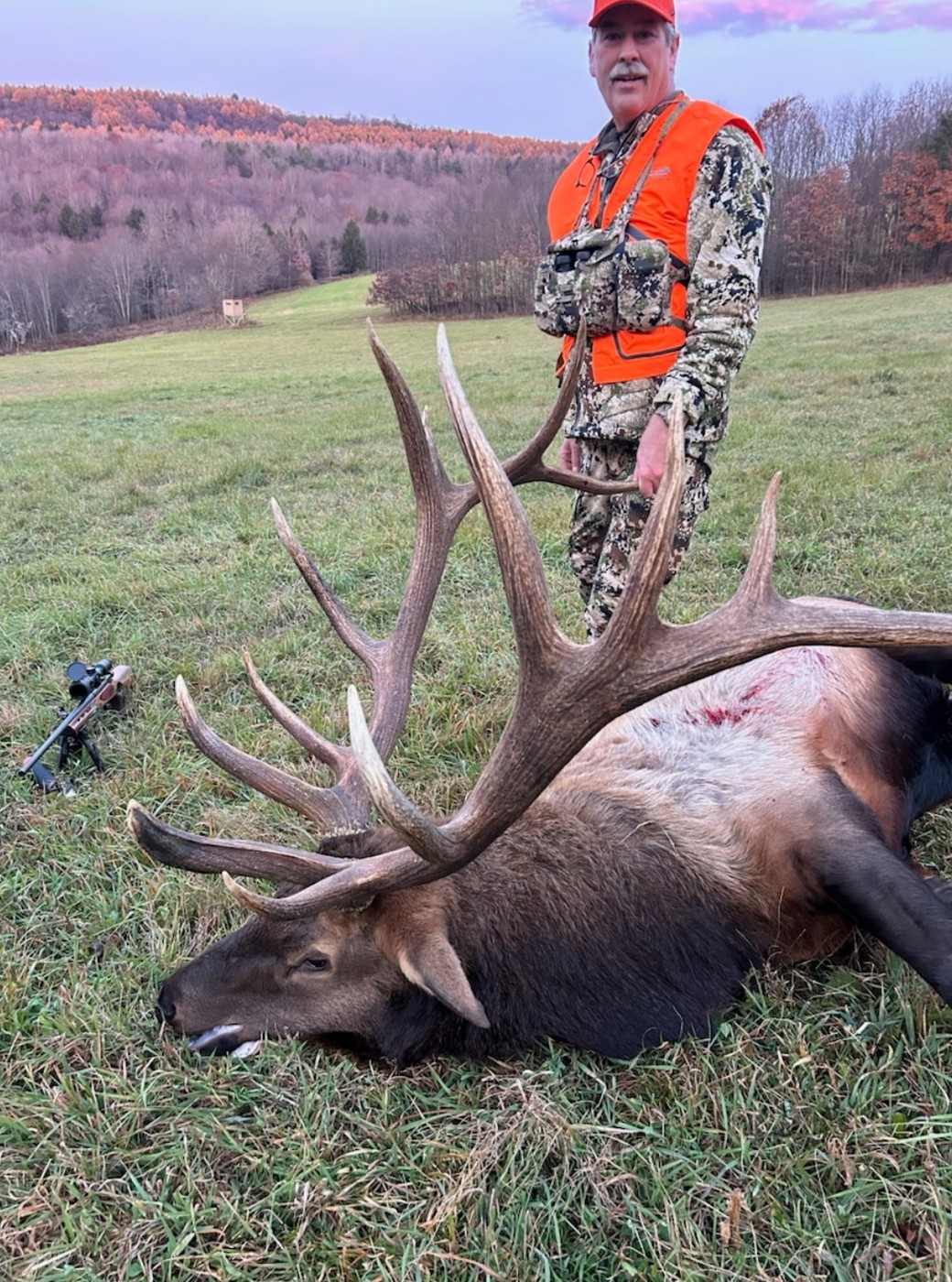 Alton Darling with Pennsylvania bull elk