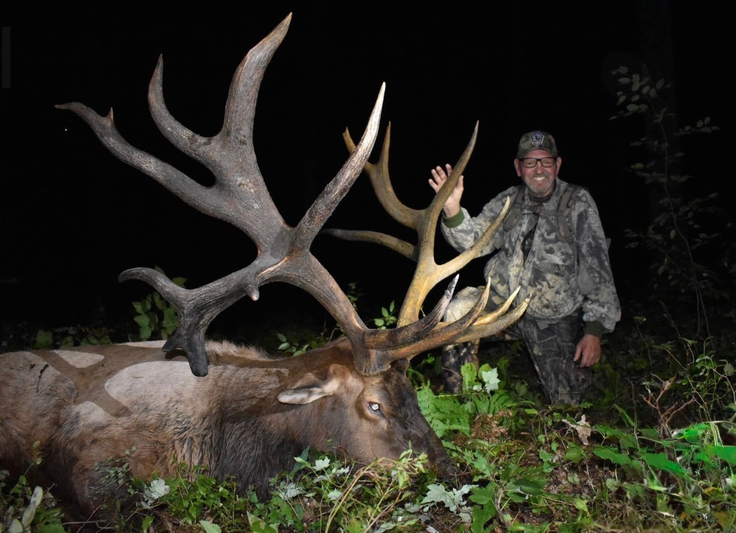 David Kammerdiener with Pennsylvania Dagger Bull elk