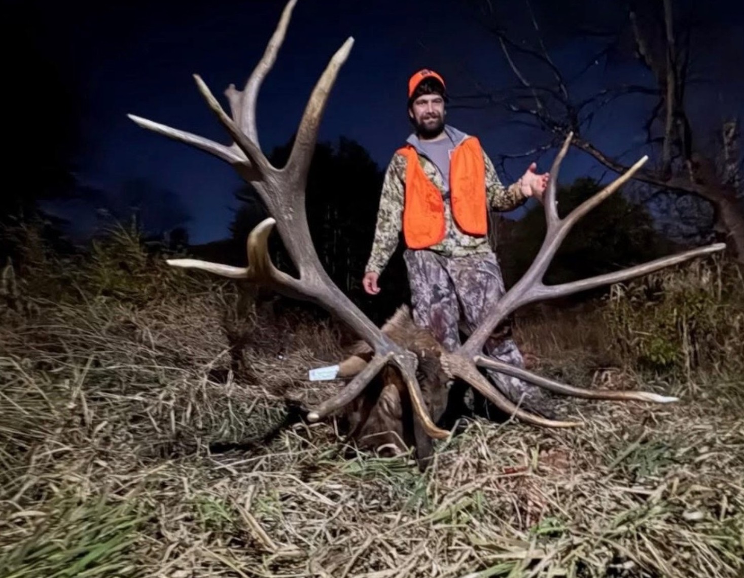 Jay Graybill with Pennsylvania bull elk